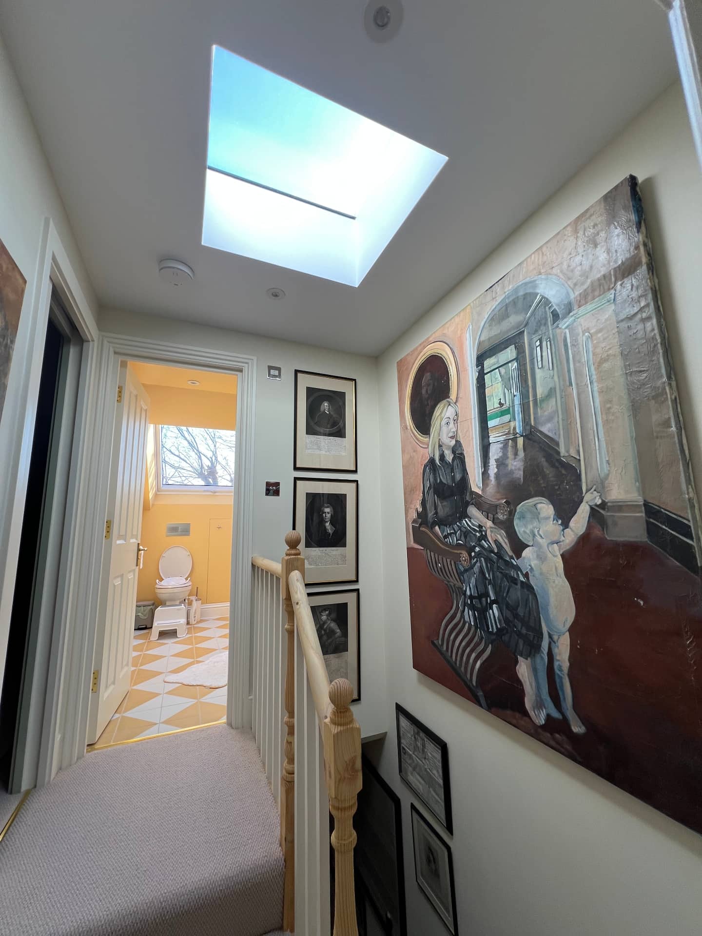 Loft Landing Raw 1600 - Loft conversion project by SpaceRise Lofts